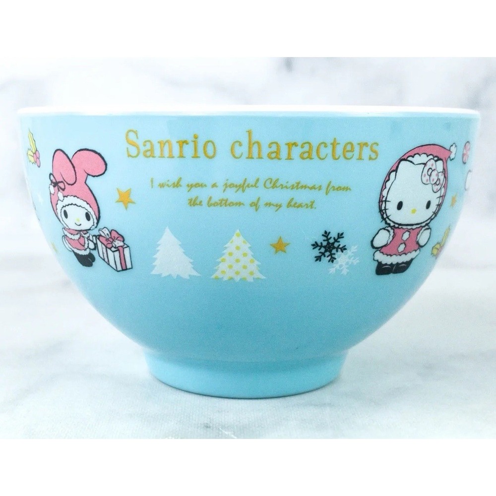 NWT Sanrio Hello Kitty‎ & Friends Blue Holiday Bowl 2020